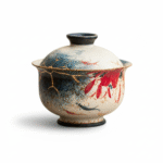 Hand-Painted Lotus Koi Gongfu Tea Set Japanese Tea Set Chinese Tea Set - 图片 5