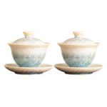 Gaiwan Tea Cup with Lid - Porcelain Gongfu Tea Cup for Loose Leaf Tea_ring01