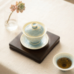 Gaiwan Tea Cup with Lid - Porcelain Gongfu Tea Cup for Loose Leaf Tea - Image 5