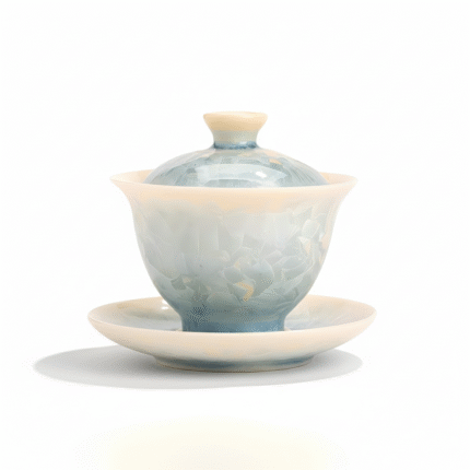 Gaiwan Tea Cup with Lid - Porcelain Gongfu Tea Cup for Loose Leaf Tea_main
