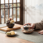 Gaiwan Tea Set Porcelain Gongfu Tea Set for Loose Leaf Tea _ring01