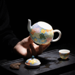 Arita Enamel Japanese Tea Pot - Tea Infuser Teapot_ring02