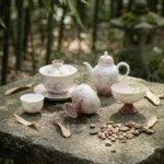 Arita Peony Japanese Tea Sets - Tea Cup Sets_ring06