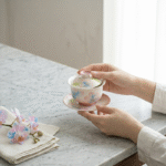 Arita Peony Japanese Tea Sets - Tea Cup Sets_ring10