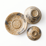 Celadon Gaiwan Tea Cup with Gilded Gongfu Tasting Vessel_ring01