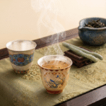Cloisonne Enamel 999 Gilded Silver Gongfu Teacup_ring04