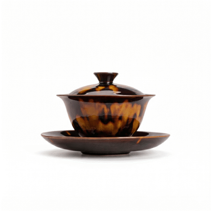 Gaiwan Tea Cup with Lid - Porcelain Gongfu Tea Cup for Loose Leaf Tea_main