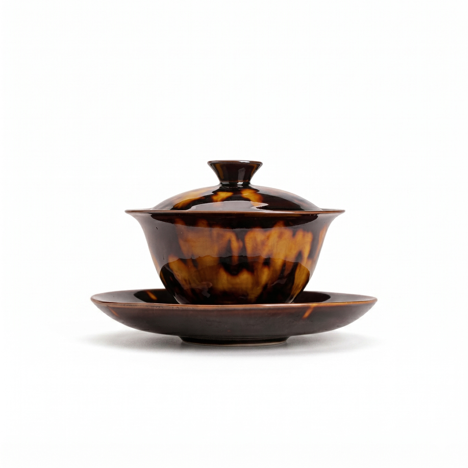 Gaiwan Tea Cup with Lid - Porcelain Gongfu Tea Cup for Loose Leaf Tea_main Gaiwan Tea Cup with Lid - Porcelain Gongfu Tea Cup for Loose Leaf Tea_main