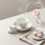 Handcrafted Footed Gaiwan with Subtle Embossed Petal Rim_ring03