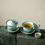 Handmade Ice Crackle Glazed Porcelain Gaiwan Tea Cup_ring02