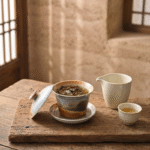 Horseshoe Reactive Glaze Gaiwan For Gongfu Ceremony_ring02