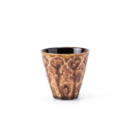 Japanese Ceramic Wood Fired Master Teacup with Reactive Glaze_main