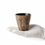 Japanese Ceramic Wood Fired Master Teacup with Reactive Glaze_ring01