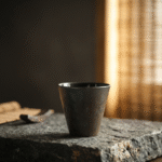 Japanese Ceramic Wood Fired Master Teacup with Reactive Glaze_ring03