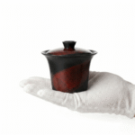 Retro Lacquer Red Eggshell Traditional Gaiwan - Gongfu Teaware_ring01