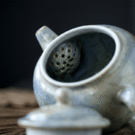 Aurora Teapot - Reactive Soda Glaze Tea Pot With Strainer_ring03