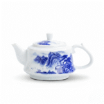 Blue And White China Teapot-Traditional Teapot_main