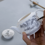 Blue And White China Teapot-Traditional Teapot_ring02