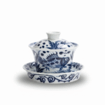 Blue And White Tea Set-Porcelain Crackle Gaiwan Set_ring06