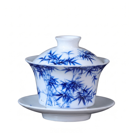 Celadon Gaiwan-Blue And White Ceramic Cups For Tea_main