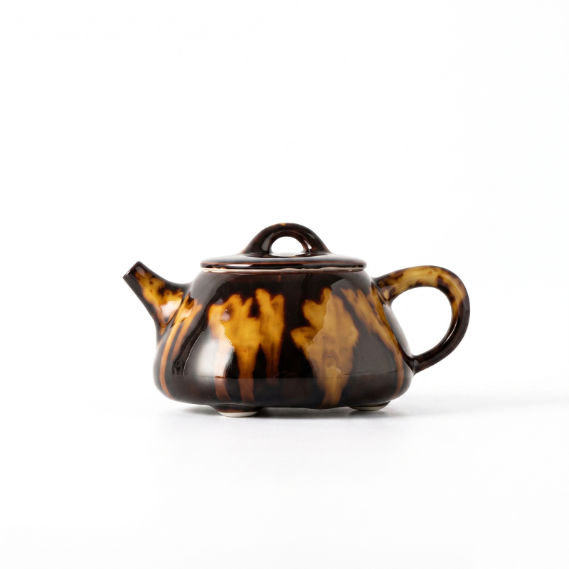 China Tea Pot For Gong Fu Cha Tea-Tortoiseshell Glaze Shipiao_main China Tea Pot For Gong Fu Cha Tea-Tortoiseshell Glaze Shipiao_main