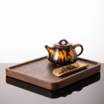 China Tea Pot For Gong Fu Cha Tea-Tortoiseshell Glaze Shipiao_ring03