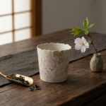 Embossed Nine-Tailed Fox Ceramic Tea Cups For Gong Fu Tea Ceremony_ring02