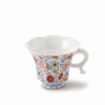 English Tea Cups-Millefleurs Petal Edged Rim Gongfu Tea Cup_main