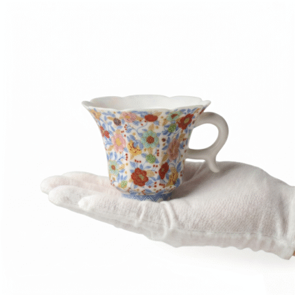 English Tea Cups-Millefleurs Petal Edged Rim Gongfu Tea Cup_ring01