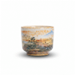 Hand-Painted Shino Reactive Glaze Japanese Tea Cup_ring01