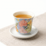 Handmade Tea Cups-Embossed Underglaze Ceramic Gongfu Teaware_ring02