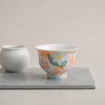 Handmade Tea Cups-Embossed Underglaze Ceramic Gongfu Teaware_ring03