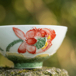 Japanese Tea Cup For Arita Tea Set-Embossed Chicken Heart_ring02