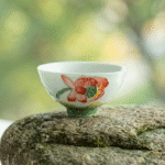 Japanese Tea Cup For Arita Tea Set-Embossed Chicken Heart_ring03
