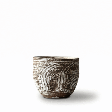 Japanese Tea Cups-Wabi Sabi Hand Pinched Purple Clay_main