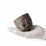 Japanese Tea Cups-Wabi Sabi Hand Pinched Purple Clay_ring01