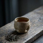Japanese Tea Cups-Wabi Sabi Hand Pinched Purple Clay_ring03