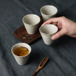 Japanese Tea Cups With Mottled Bamboo Ash Reactive Glaze_ring03