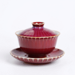 Jun Ware Crackle Reactive Glaze Gaiwan - Ceramic Tea Cups_ring05