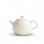 Pumpkin Teapot Style White Porcelain Teapot_main