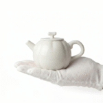Pumpkin Teapot Style White Porcelain Teapot_ring01
