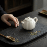 Pumpkin Teapot Style White Porcelain Teapot_ring03