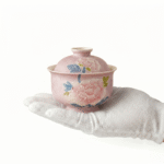 Relief Peony Traditional Tea Set With Ceramic Tea Cup_ring01