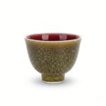 Tea Dust & Oxblood Glaze Traditional Tea Cup - Gongfu Teaware_main