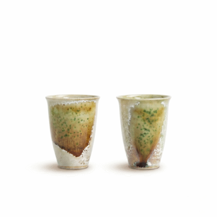 Teapot And Cup Set-Handheld Soda Glaze Green Teapots_ring01