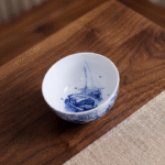 Blue And White China-Half Moon Celadon Tea Cups_ring02
