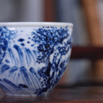 Blue And White Porcelain Handmade Tea Cups_ring02