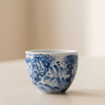 Blue And White Porcelain Handmade Tea Cups_ring03