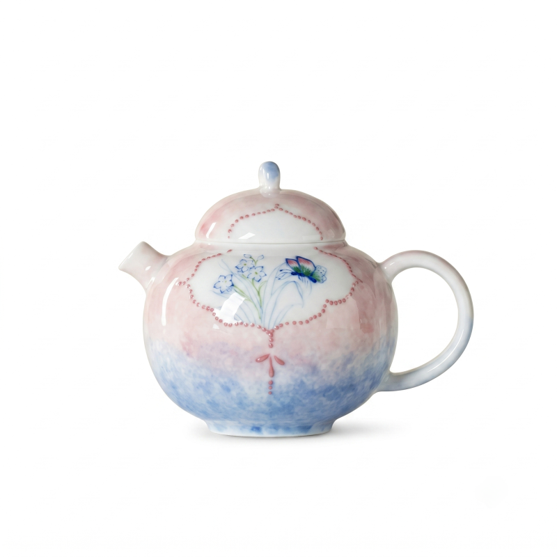 Butterfly Floral Tea Service Set And Gongfu Tea Ceremony Set_main Butterfly Floral Tea Service Set And Gongfu Tea Ceremony Set_main