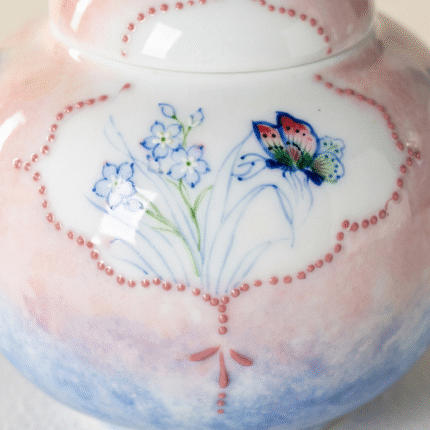 Butterfly Floral Tea Service Set And Gongfu Tea Ceremony Set_ring01